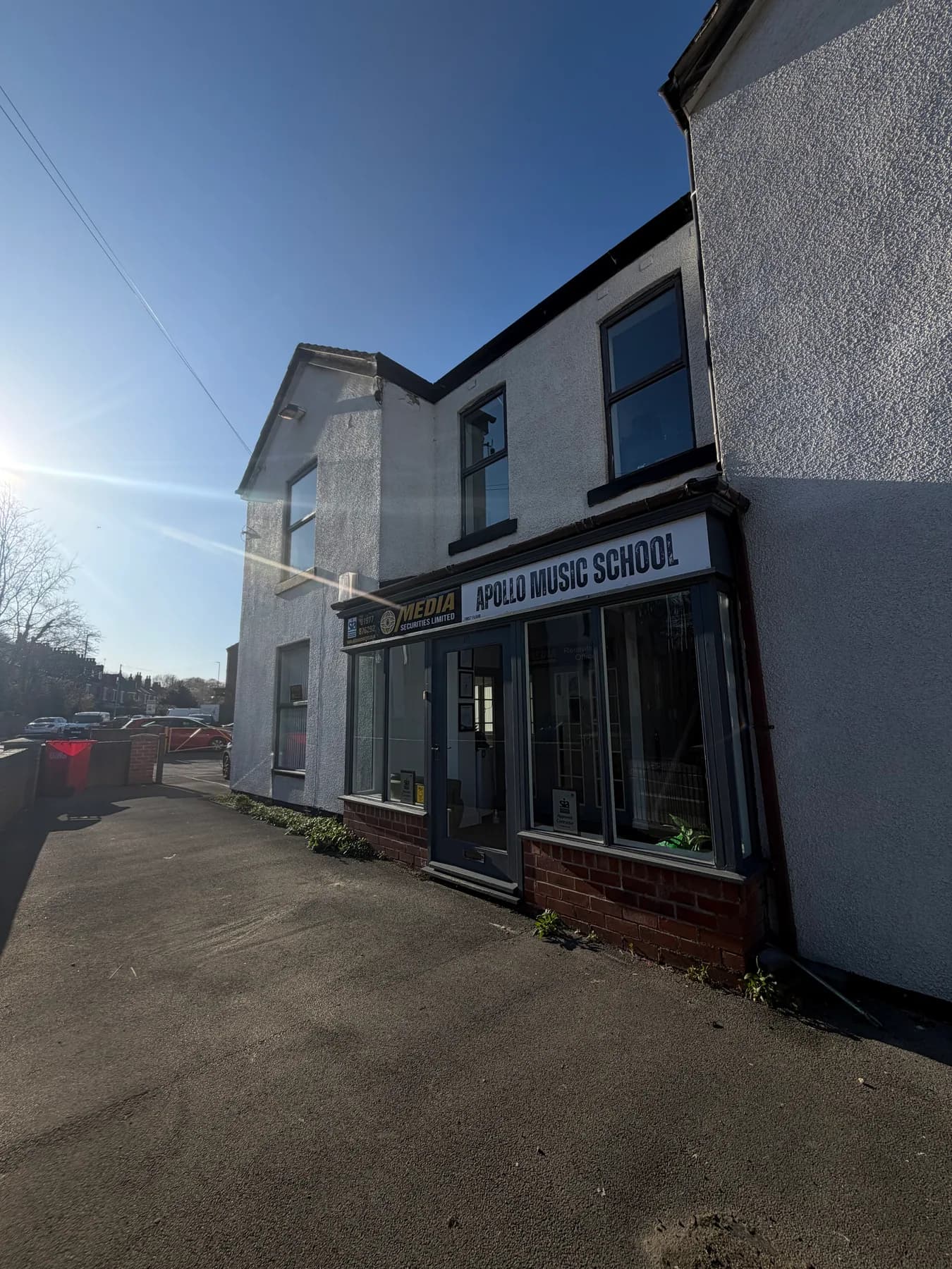 The Apollo Music School building on Wakefield Road in Pontefract