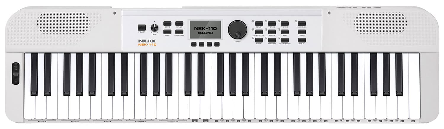 NEK-110 61-Key Portable Keyboard — NEK-110 Portable Keyboard White