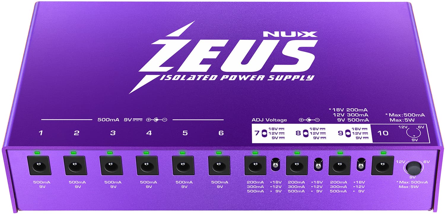 Zeus Guitar Pedal Power Supply — Zeus Guitar Pedal Power Supply
