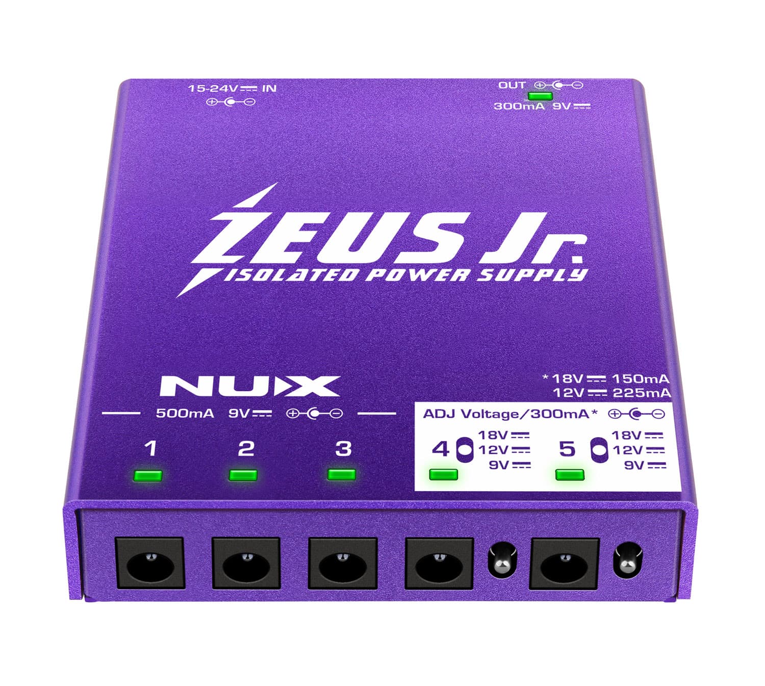 Zeus Jr. Guitar Pedal Power Supply — Zeus Jr. Guitar Pedal Power Supply