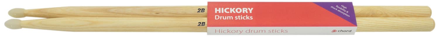 Hickory Drum Sticks - 1 Pair — Hickory sticks 2BN - pair