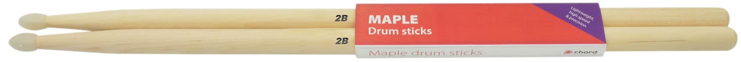 Maple Drum Sticks - 1 Pair — Maple sticks 2BN - pair
