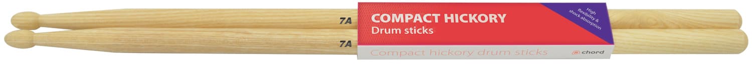 Compact Hickory Drum Sticks - 1 Pair