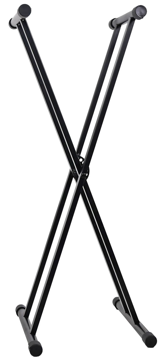 Double X Frame Keyboard Stands — Double X-frame Keyboard Stand with Spring Bolt