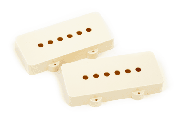 JAZZMASTER PICKUP COVERS (2) AGED WHT