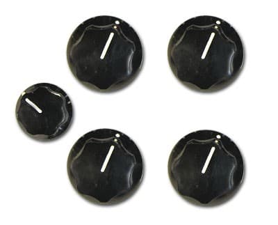 RICKENBACKER VINTAGE KNOB SET (5)