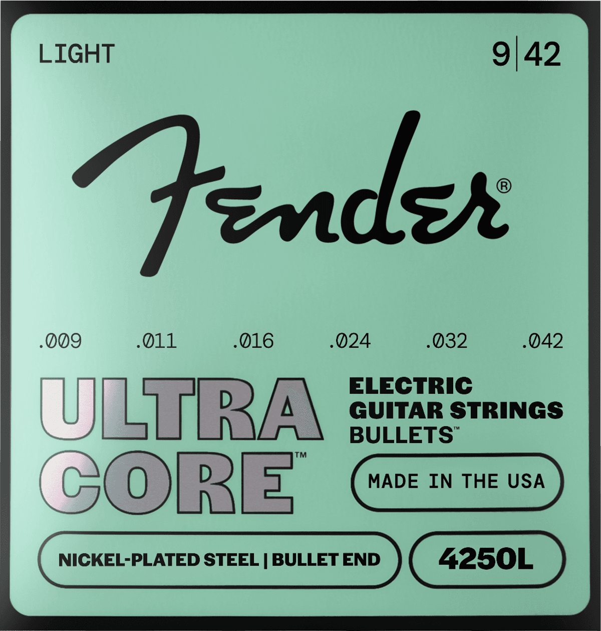 4250 L 9-42 BULLET GUITAR STRINGS