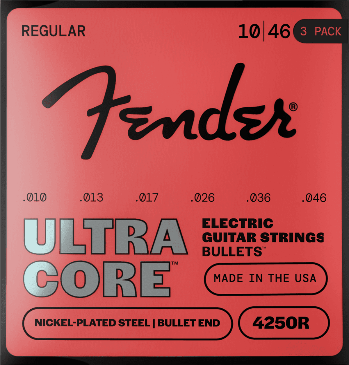 4250 R 10-46 BULLET GUITAR STRINGS (3 )