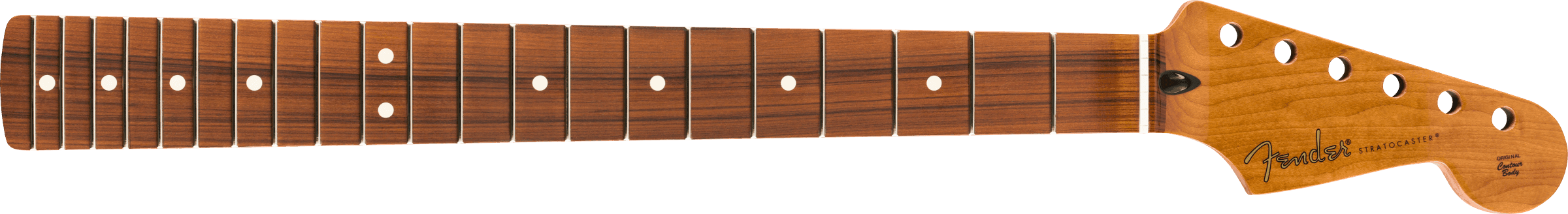 ROASTED MAPLE STRAT NECK 21 FRET PAU FER