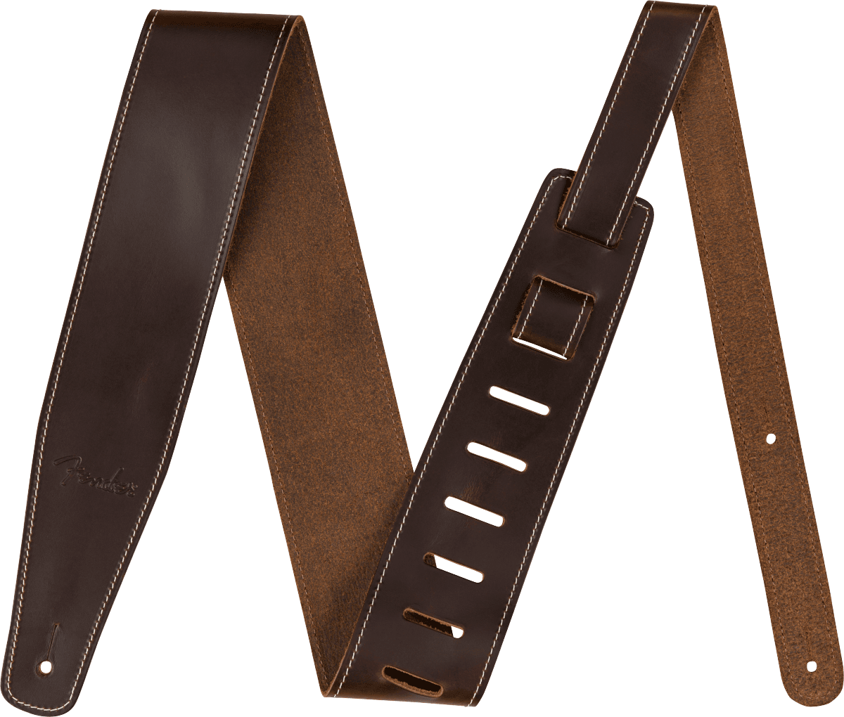 BROKEN IN LEATHER STRAP BROWN 2.5 INS