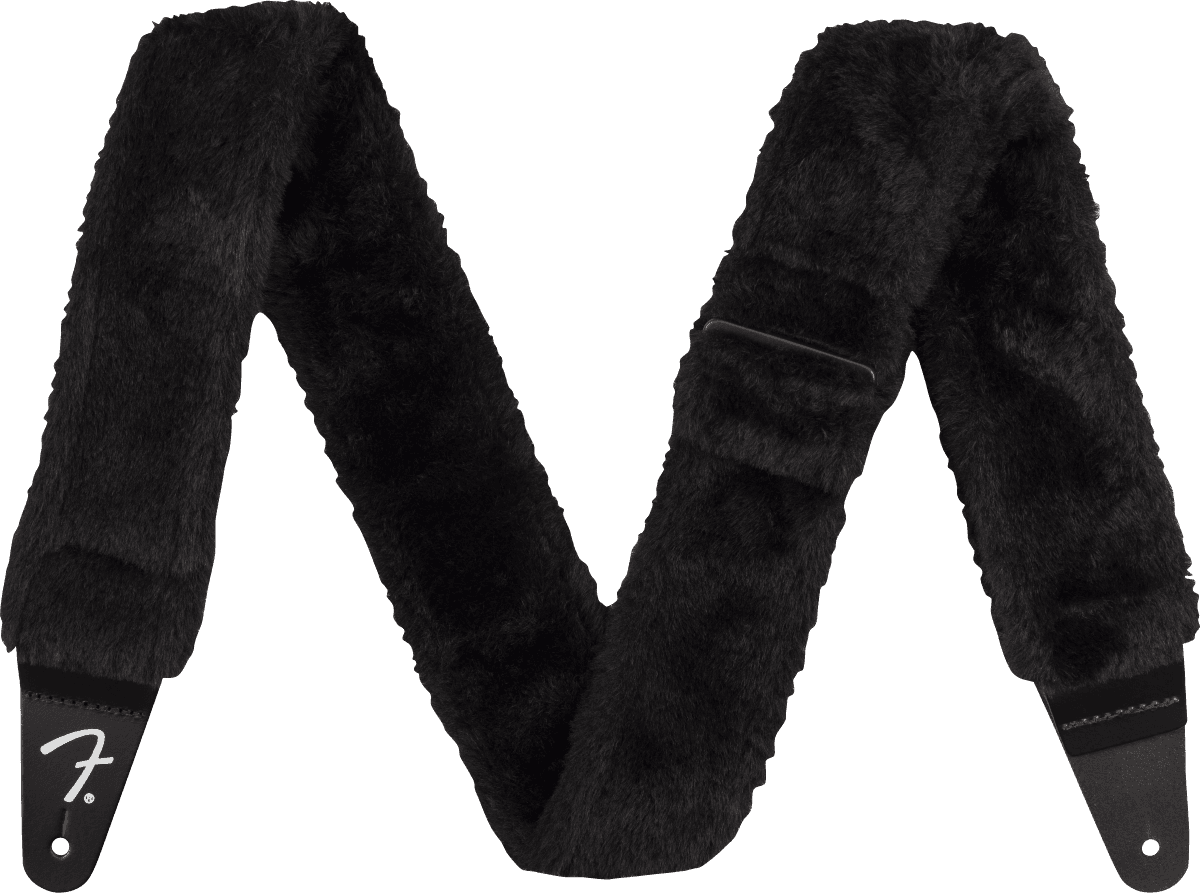 POODLE PLUSH STRAP BLACK