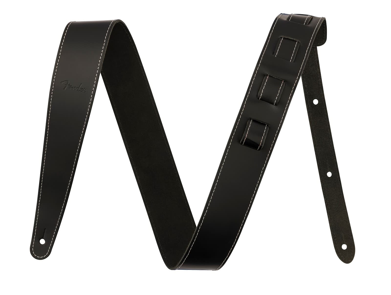 2 IN ESSENTIALS LEATHER STRAP BLK
