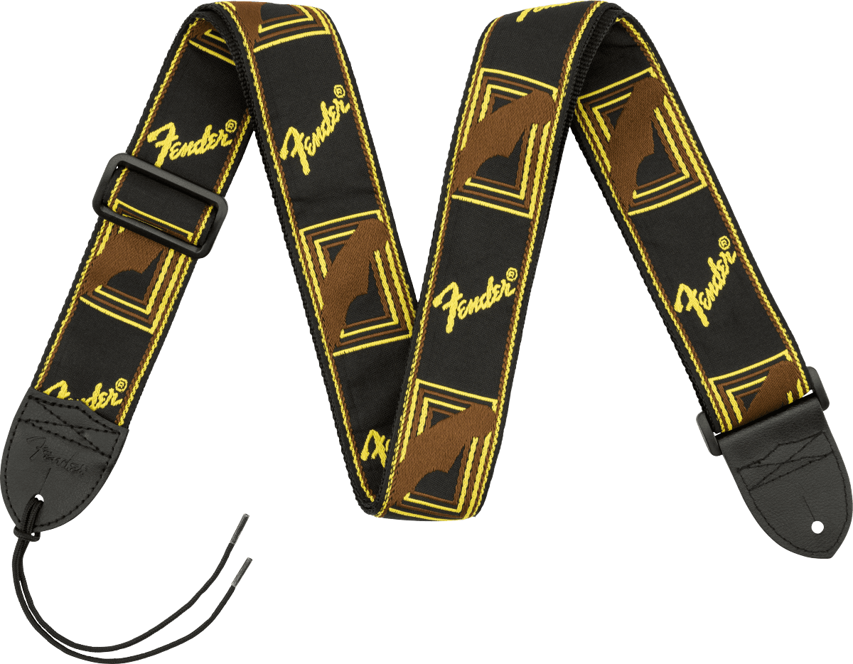 BLK/YELLOW/BROWN MONO STRAP