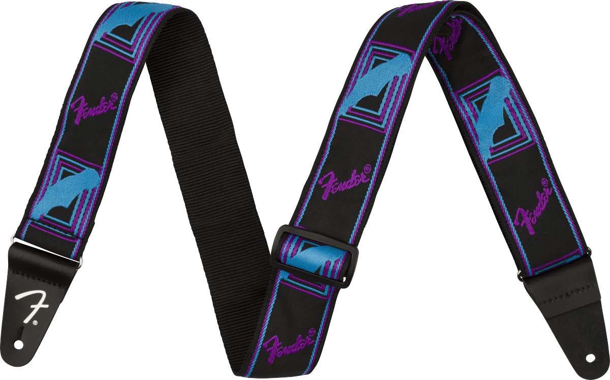 NEON MONOGRAMMED STRAP BLUE/PURPLE 2 I