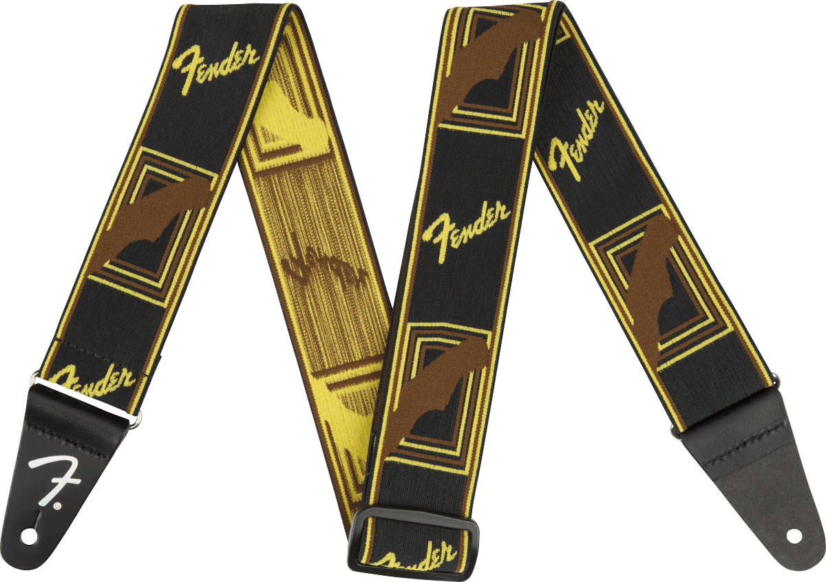 WEIGHLESS MONOGRAM STRAP BLK/YELL/BRN 2