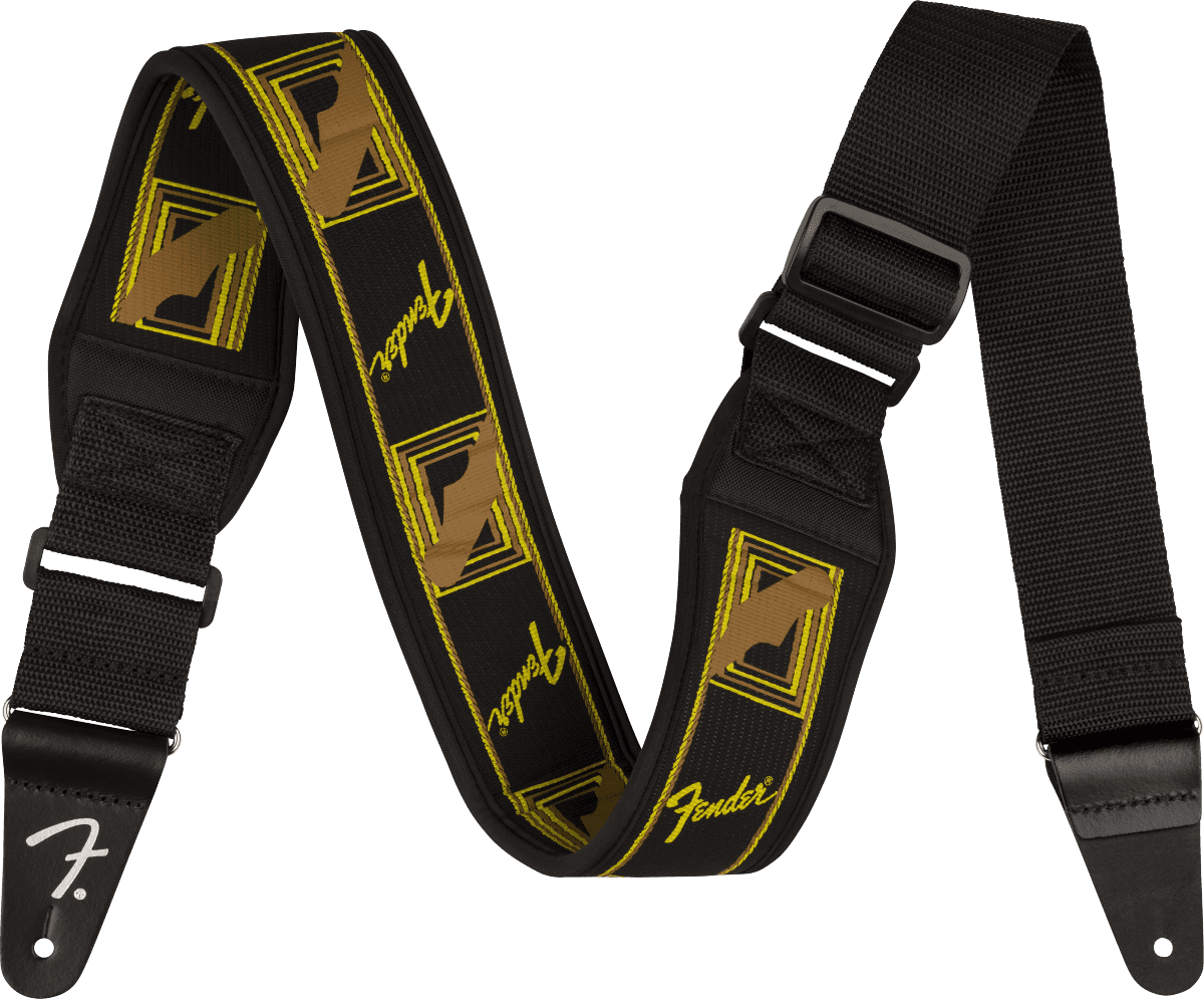 SWELL NEOPRENE STRAP BLK/YLW/BRN MONO