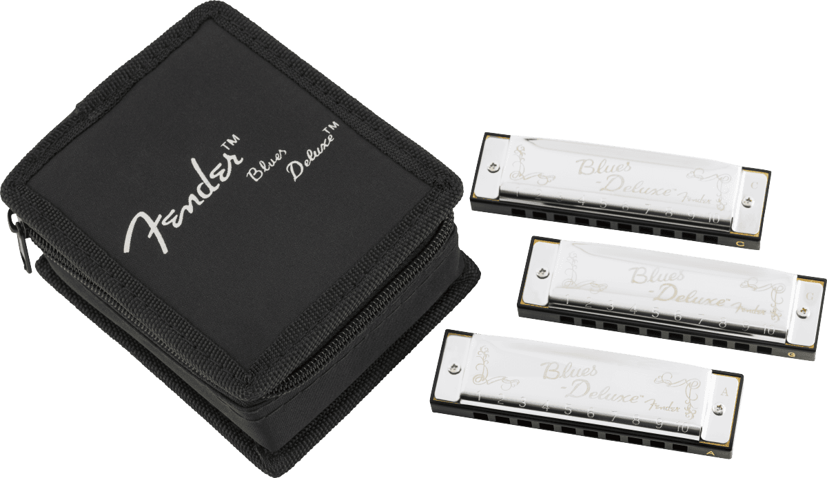 BLUES DELUXE 3 PACK W/CASE