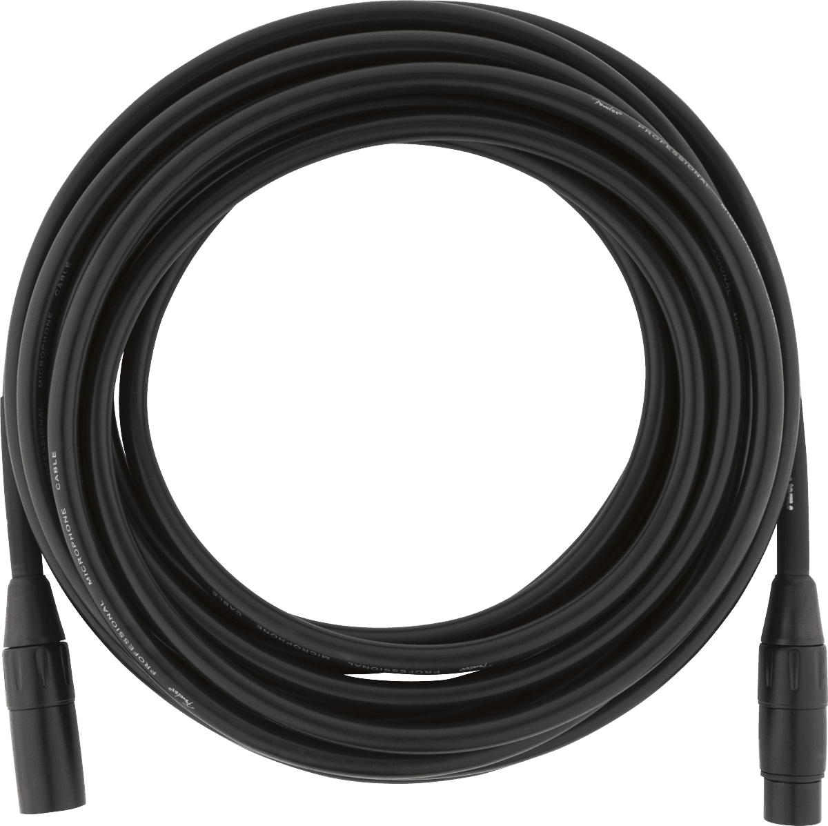 PRO 25 ft MICROPHONE CABLE BLACK