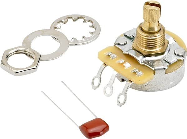 250K NO LOAD SPLIT SHAFT POT (VOL/TONE)