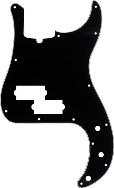 PICKGUARD PREC.BASS 13 HOLE BLACK 3 PLY