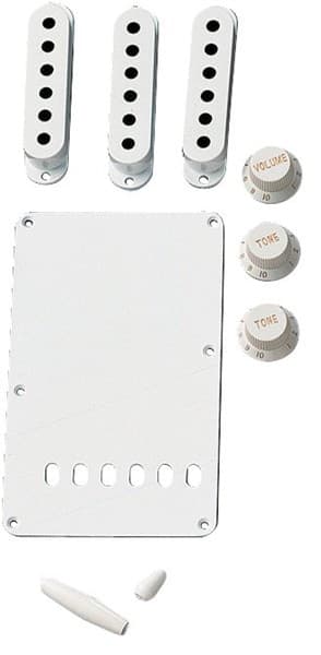 ACCESSORY KIT VINTAGE STYLE STRAT WHT