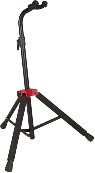 DELUXE HANGING GUITAR STAND BLK/RED