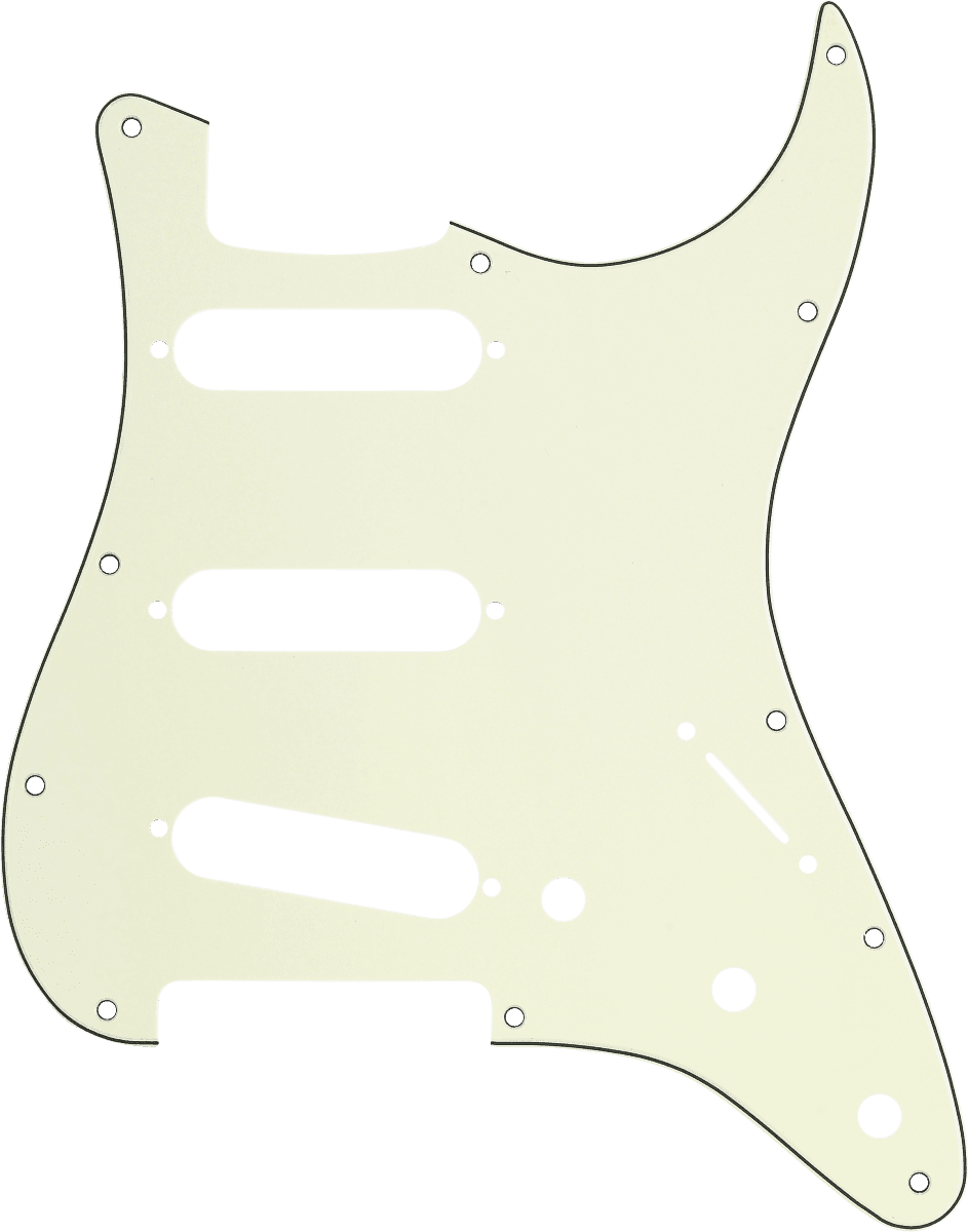 PICKGUARD STRAT MINT GREEN 11-HOLE