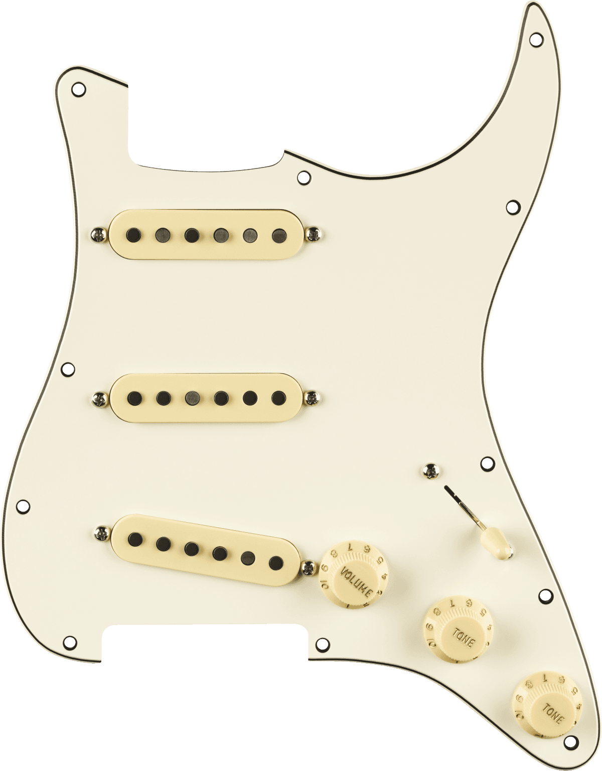 PRE-WIRED STRAT PICKGUARD PURE VINTAGE