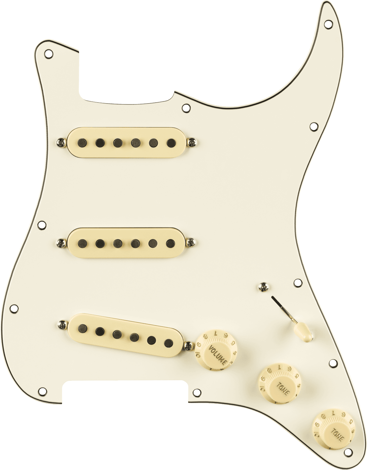 PRE-WIRED STRAT PICKGUARD PURE VINTAGE