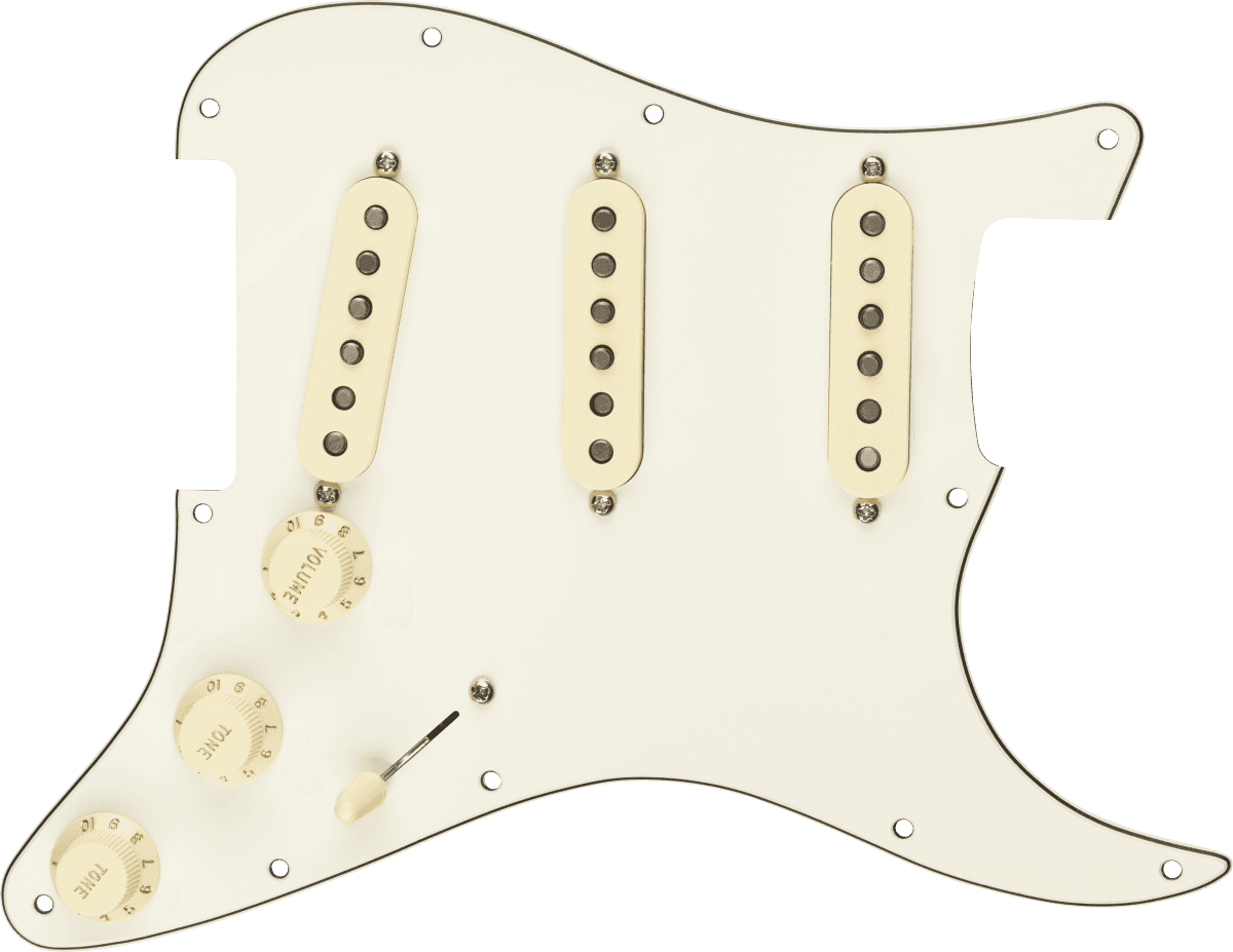 PRE-WIRED STRAT PICKGUARD ORIG 57/62 SSS