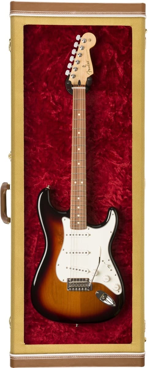 GUITAR DISPLAY CASE TWEED
