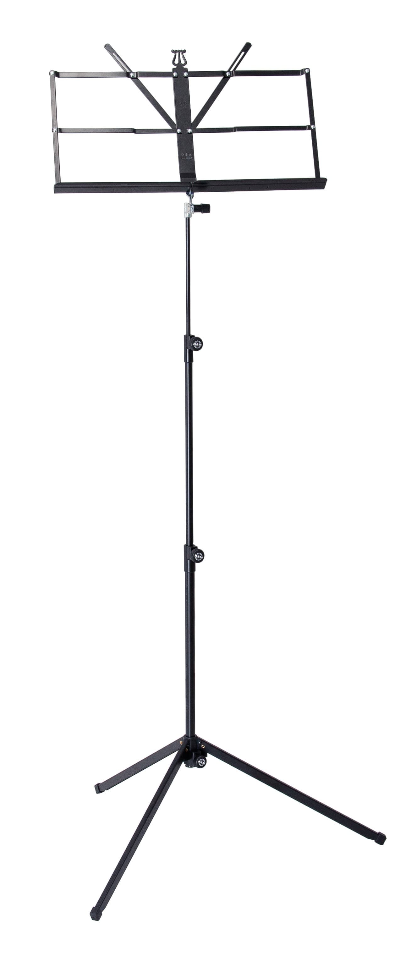K+M EASY FOLD MUSIC STAND BLACK