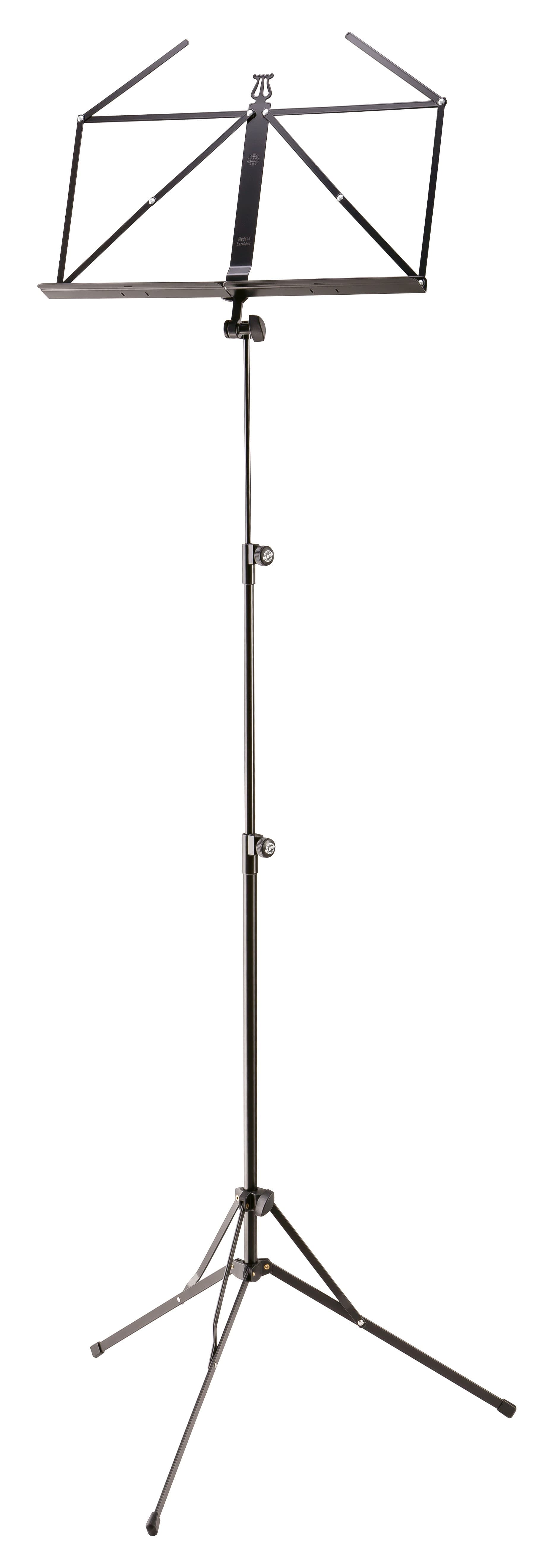 K+M MUSIC STAND BLACK - TALL