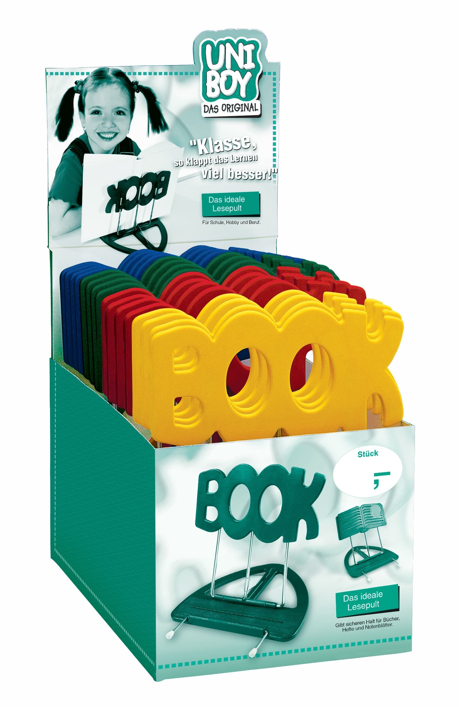 K+M ASSORTED BOOK STANDS (BOX OF 22)