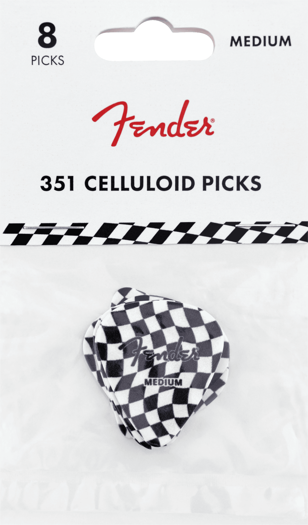 35 CELLULOID PICKS CHECKERBOARD (8)
