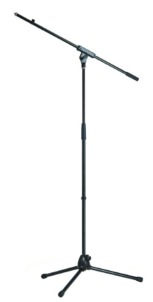 K+M BLACK BOOM MICROPHONE STAND