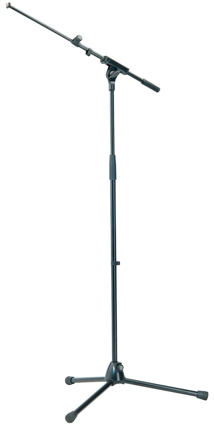 K+M BLACK BOOM MICROPHONE STAND BK