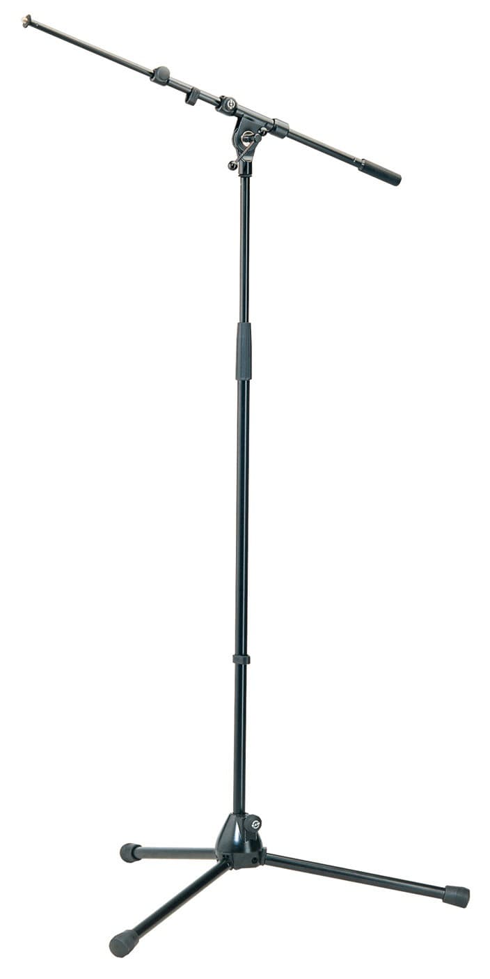 K+M BLACK BOOM MICROPHONE STAND BK