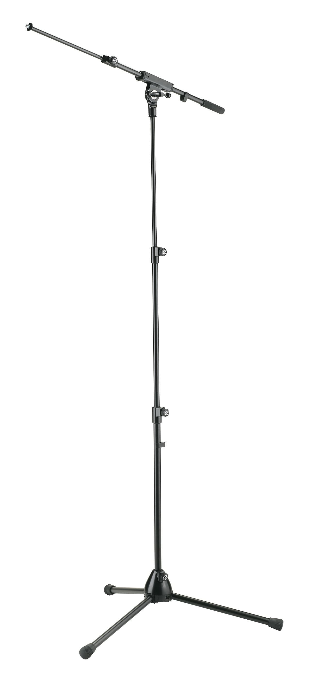 K+M BLACK BOOM MICROPHONE STAND BK