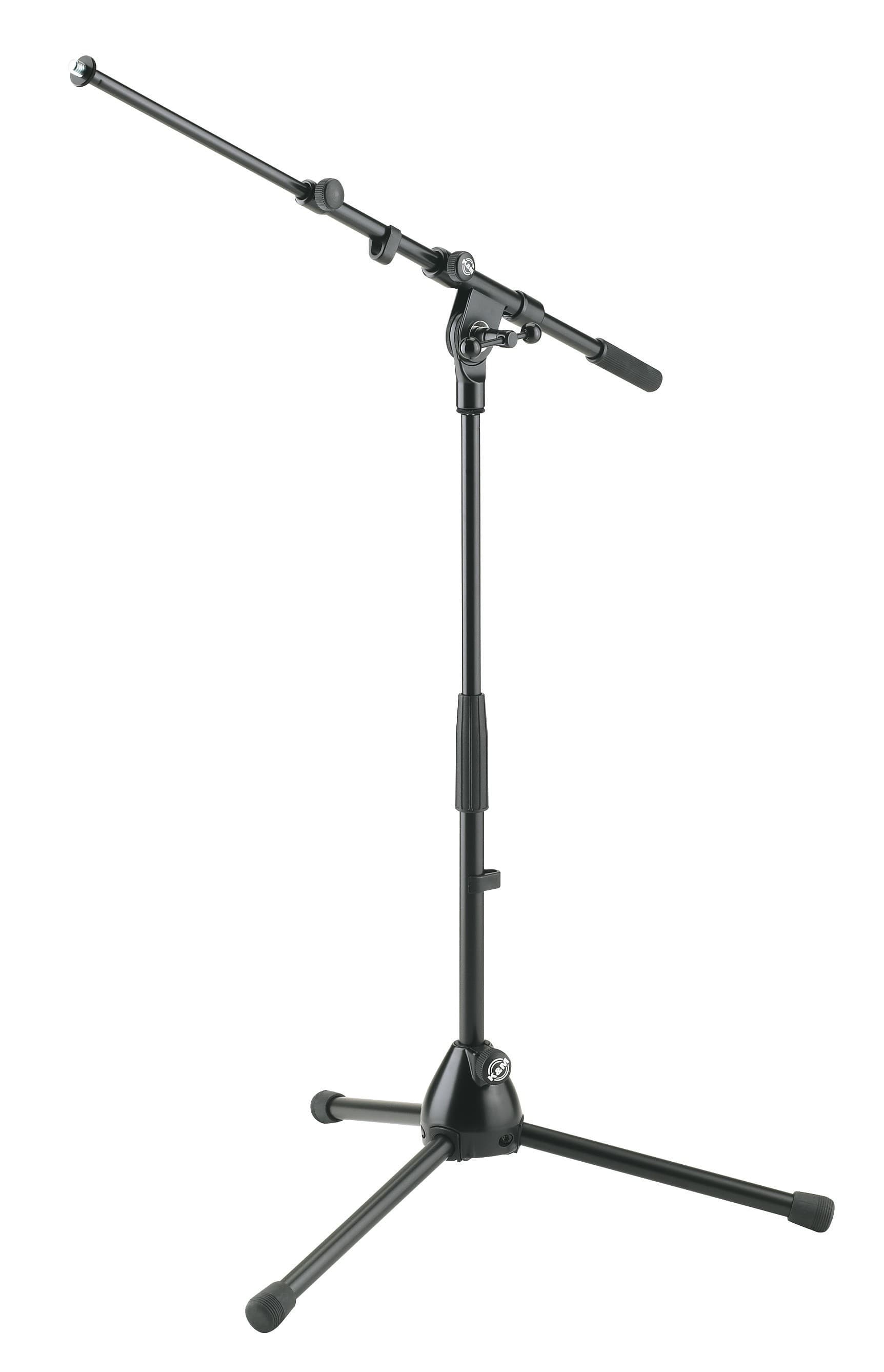 K+M LOW LEVEL MIC STAND BLACK