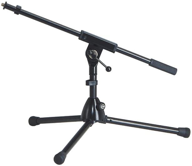 K+M EXTRA LOW MICROPHONE STAND BLACK