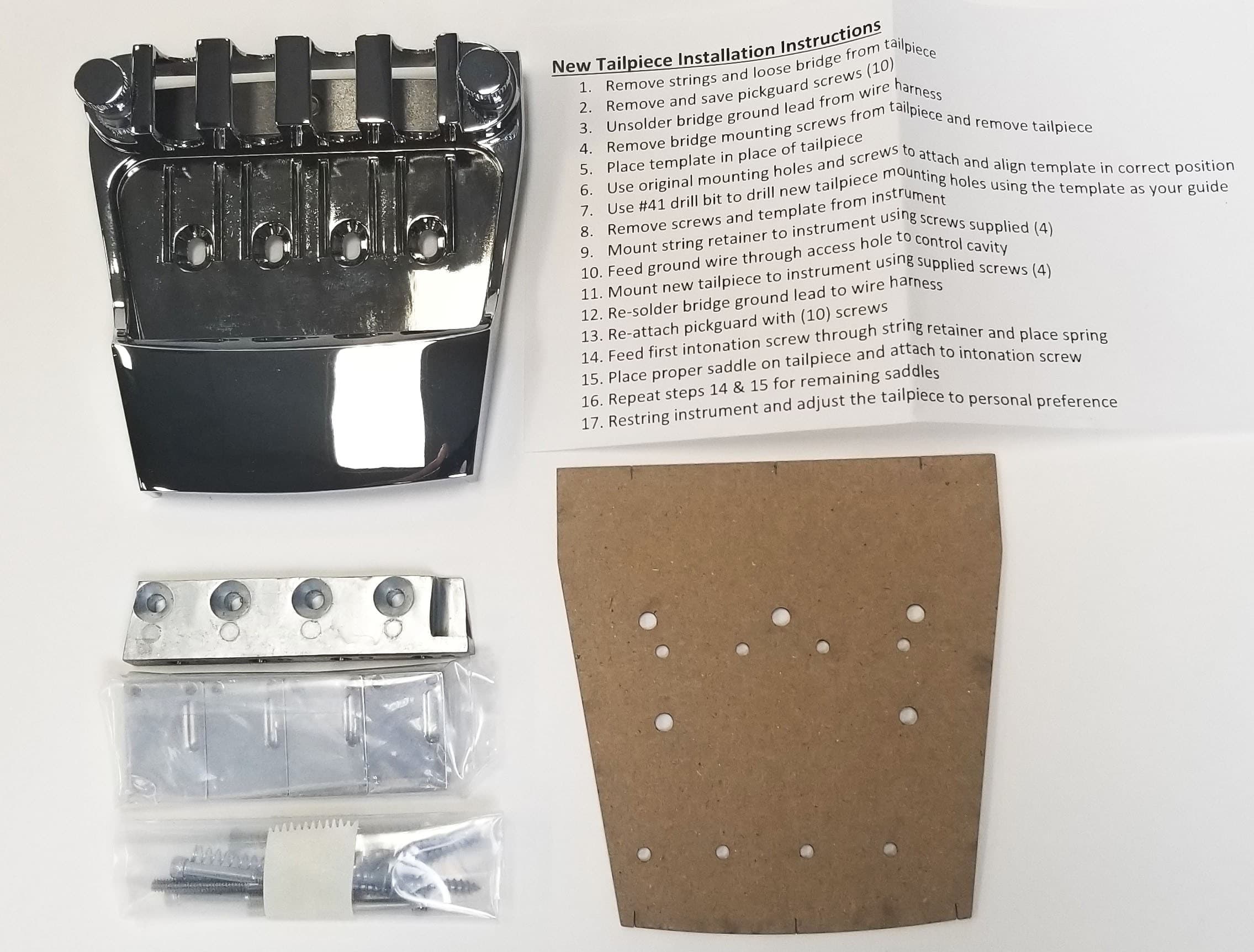 RICKENBACKER 4003V2 TAILPIECE & DAMPER