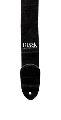 ADAM BLACK GUITAR STRAP BLACK