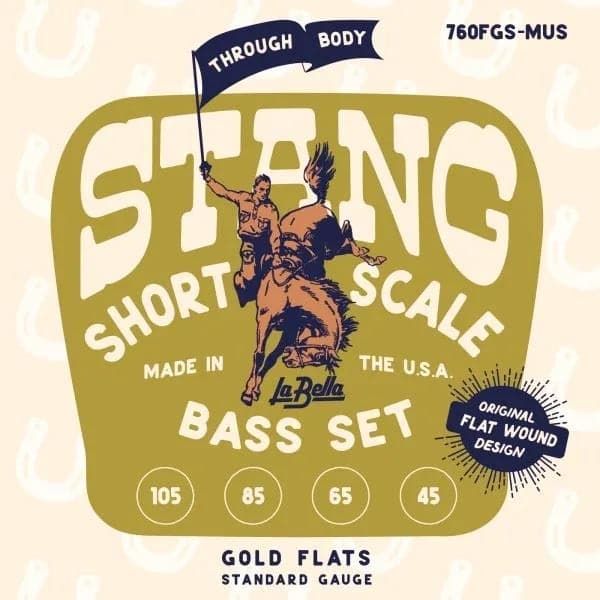 LA BELLA 760FGS MUS SS TB GOLD FLATS