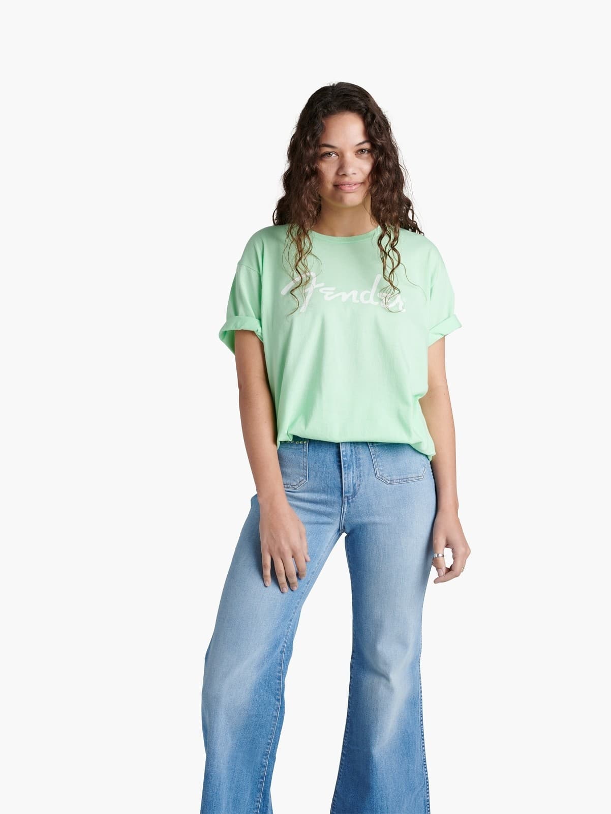 SPAGHETTI LOGO T-SHIRT SURF GREEN XXL