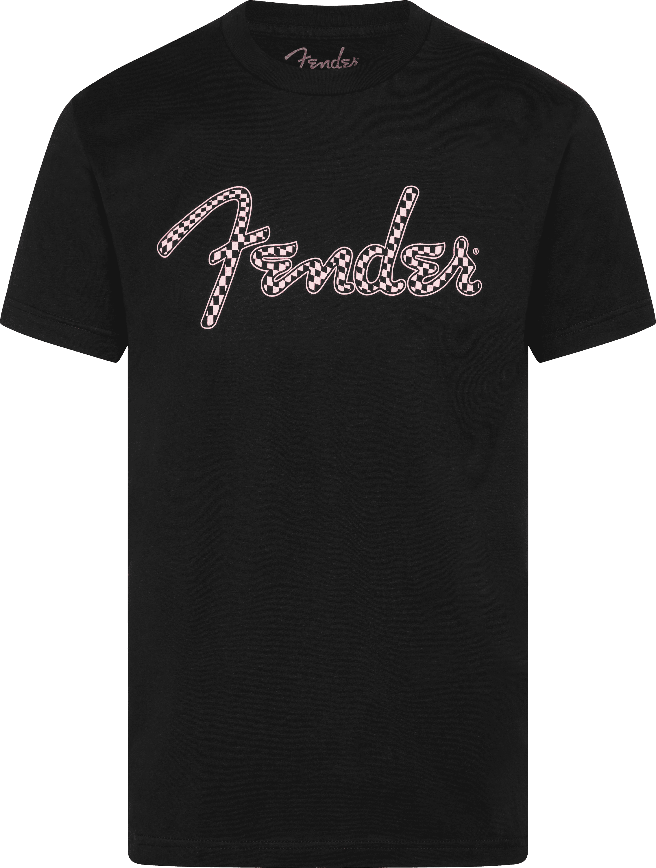 WAVE CHECKER T-SHIRT - PINK MED