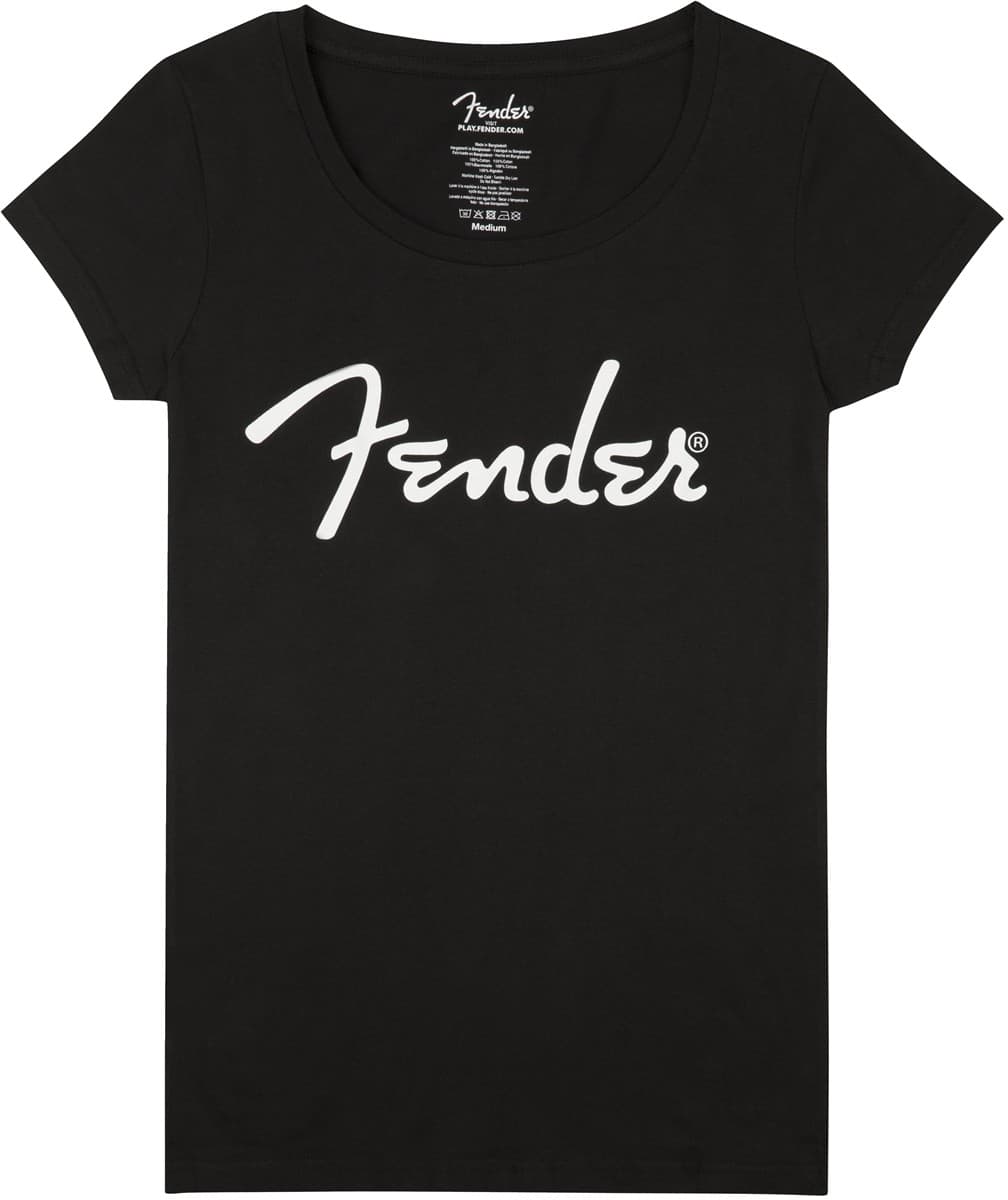 SPAGHETTI LOGO WOMENS T-SHIRT BLK M
