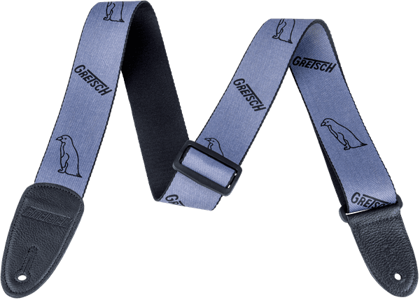 GRETSCH GRAY PENGUINS STRAP BLACK