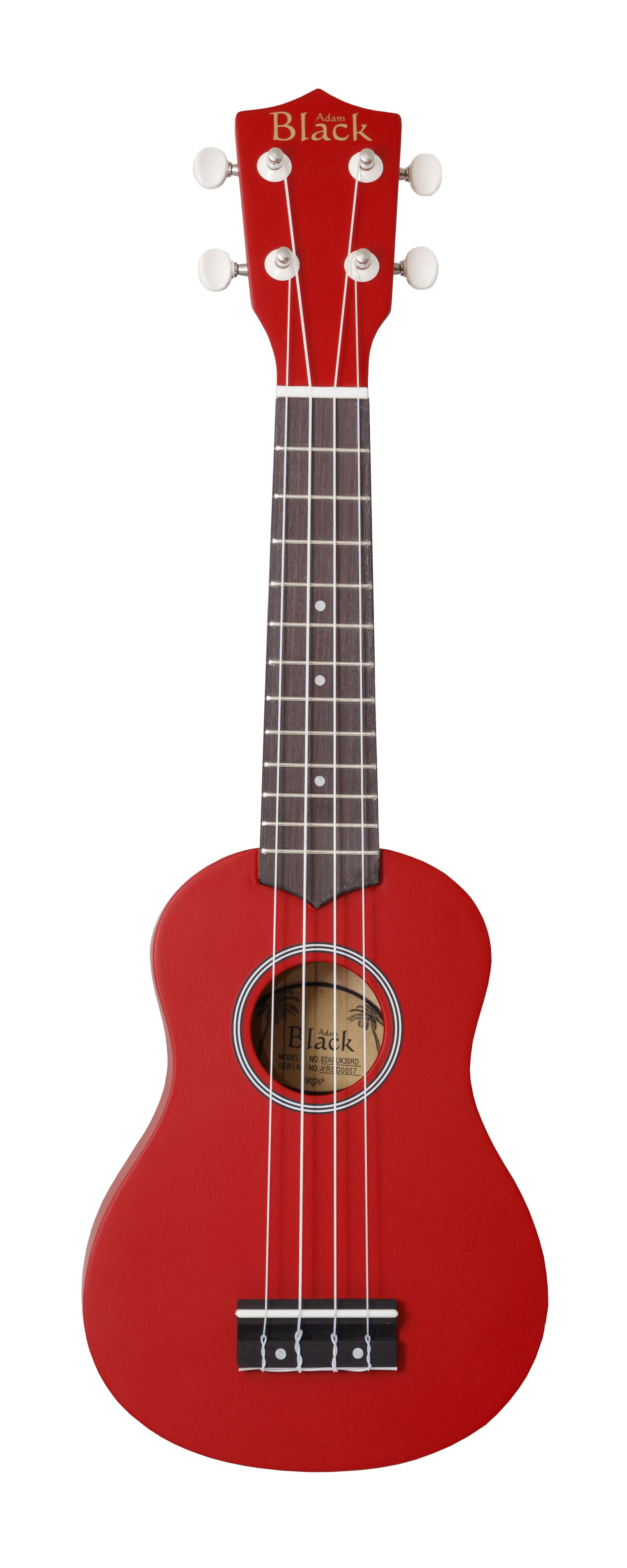 ADAM BLACK SOPRANO UKULELE 20 RED