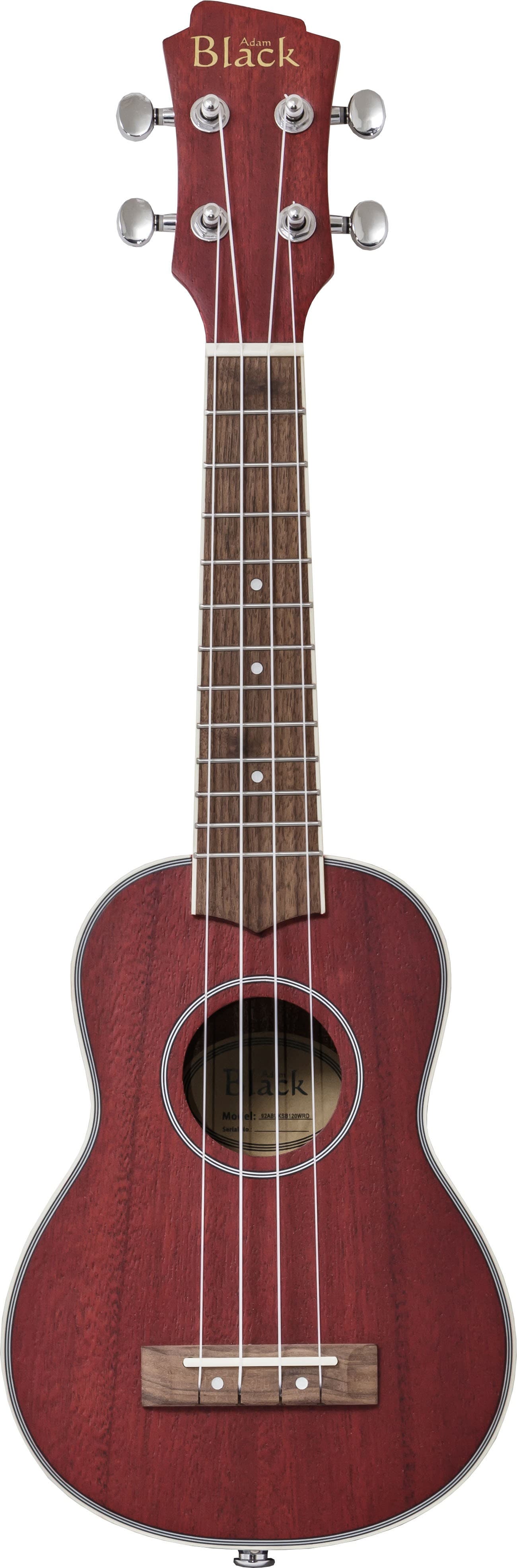 ADAM BLACK SOPRANO UKULELE WINE RED